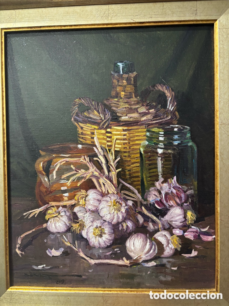 Arte: Manuel Benet Manojo de ajos