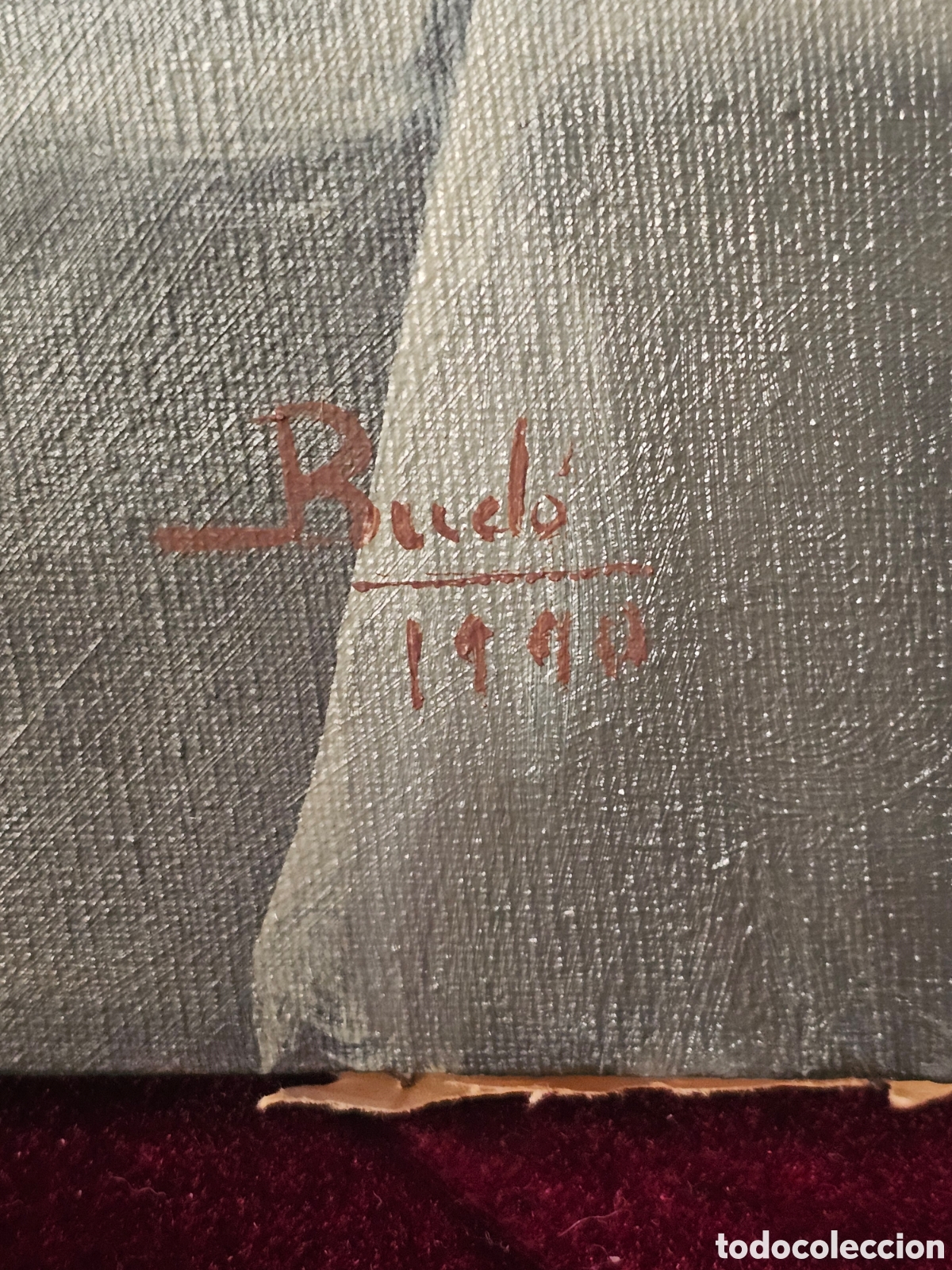 Arte: Cuadro &oacute;leo bodegu&oacute;n de Bud&oacute; 1990 - Foto 5