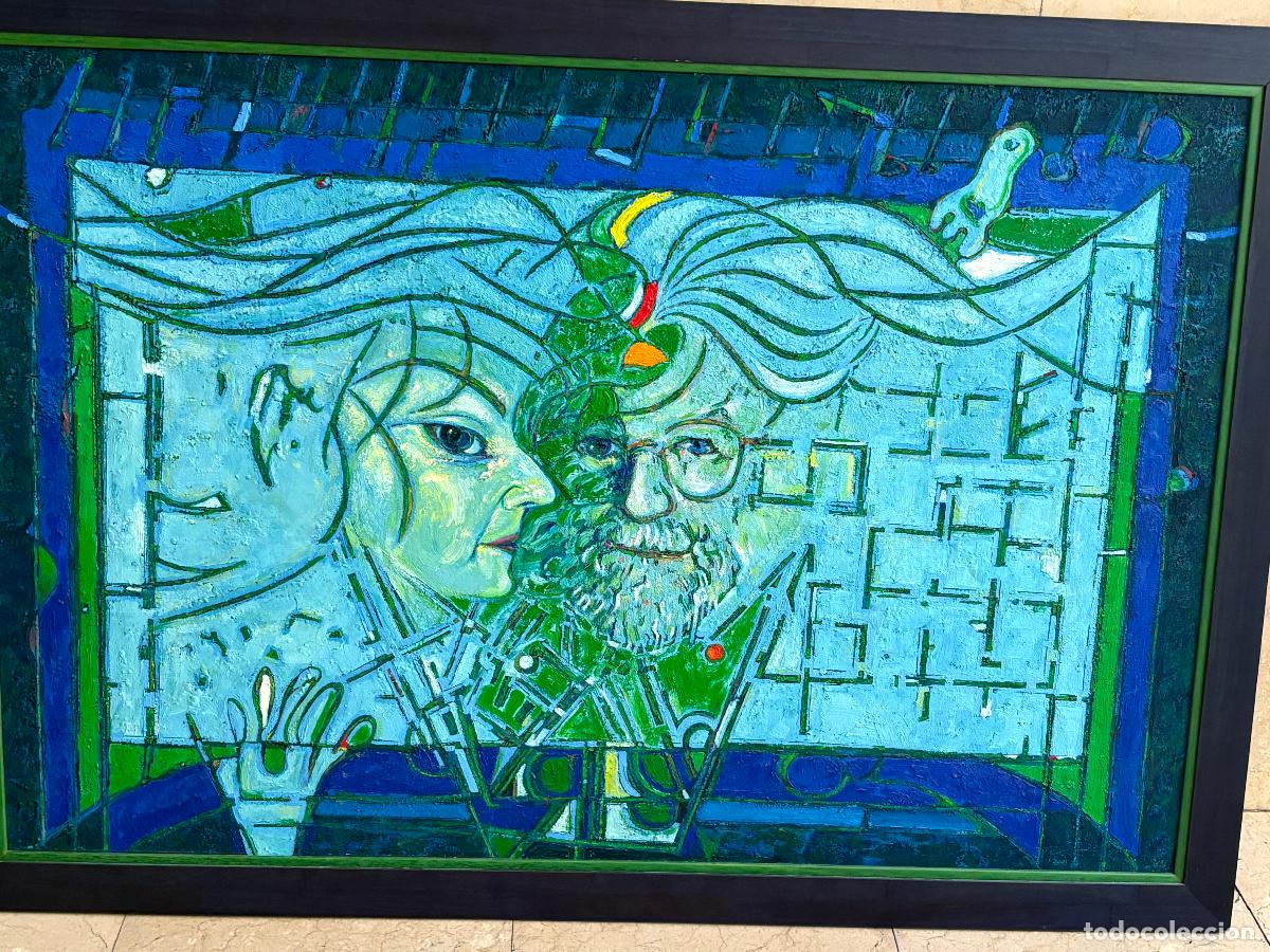 Arte: Composici&oacute;n abstracta, pintura cubana.