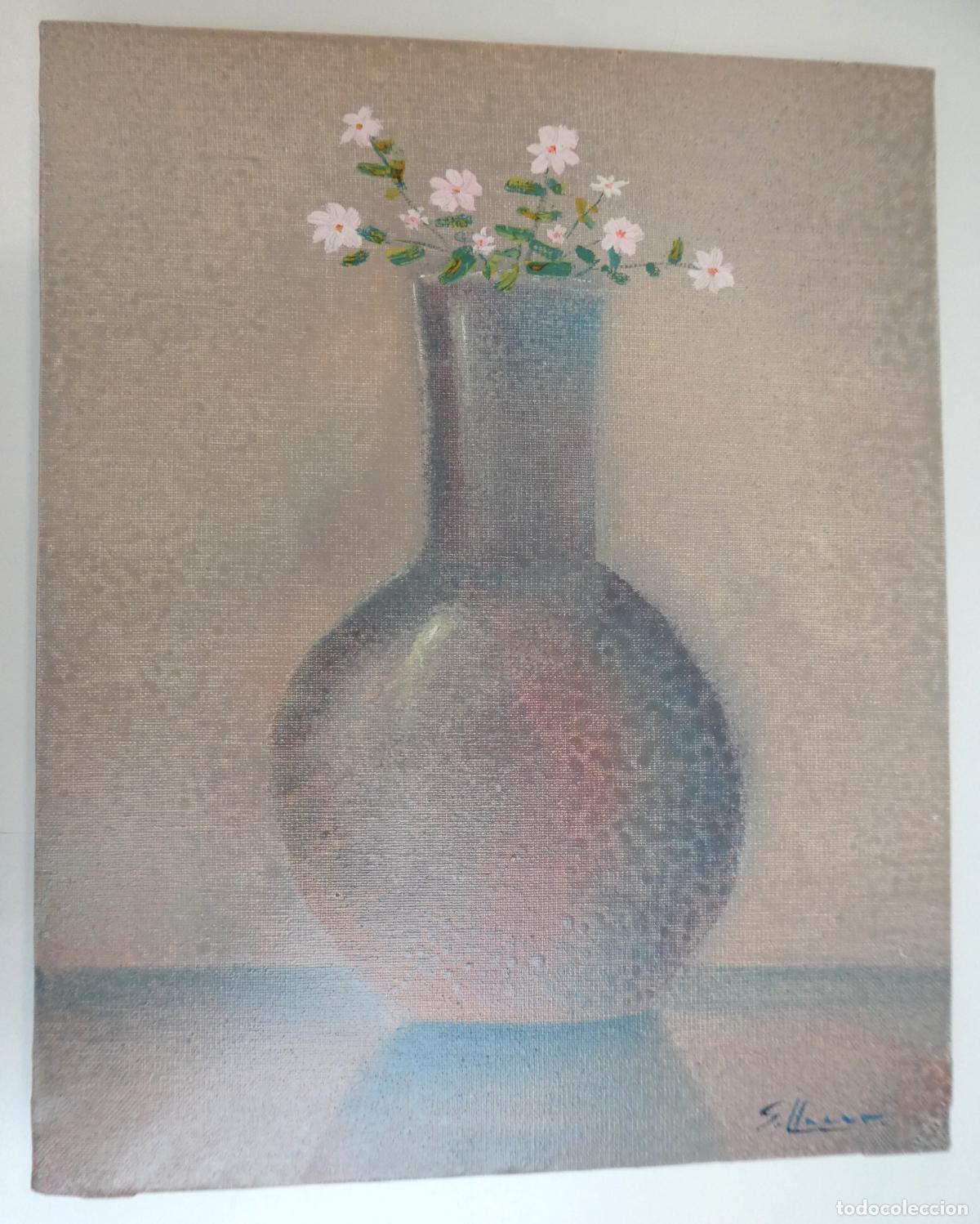 Arte: Oleo firmado S. Llacer mide 41X33 cm