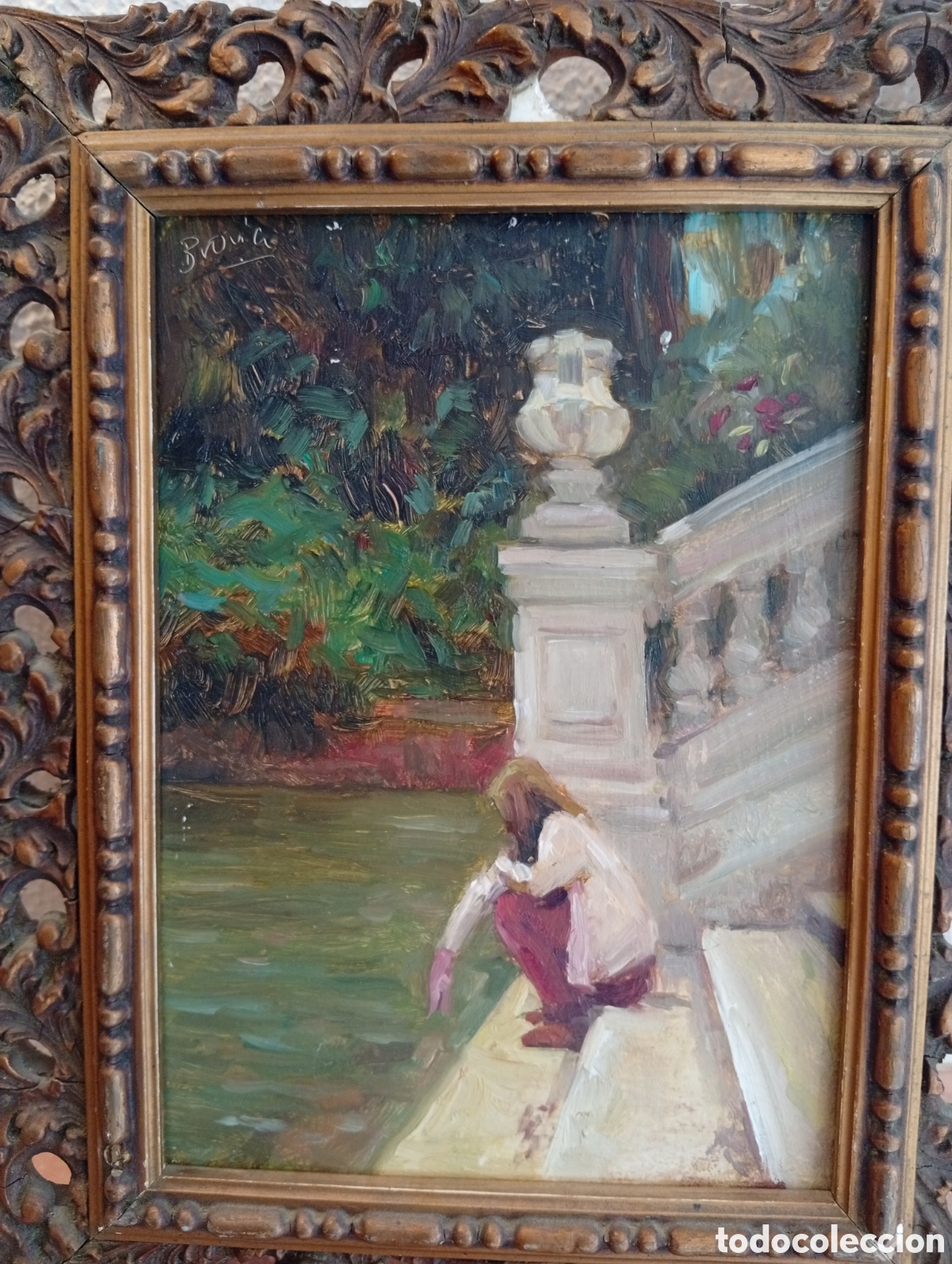 Arte: Pintura oleo del pintor Jes&uacute;s Rom&aacute;n Brovia (1952 Madrid )