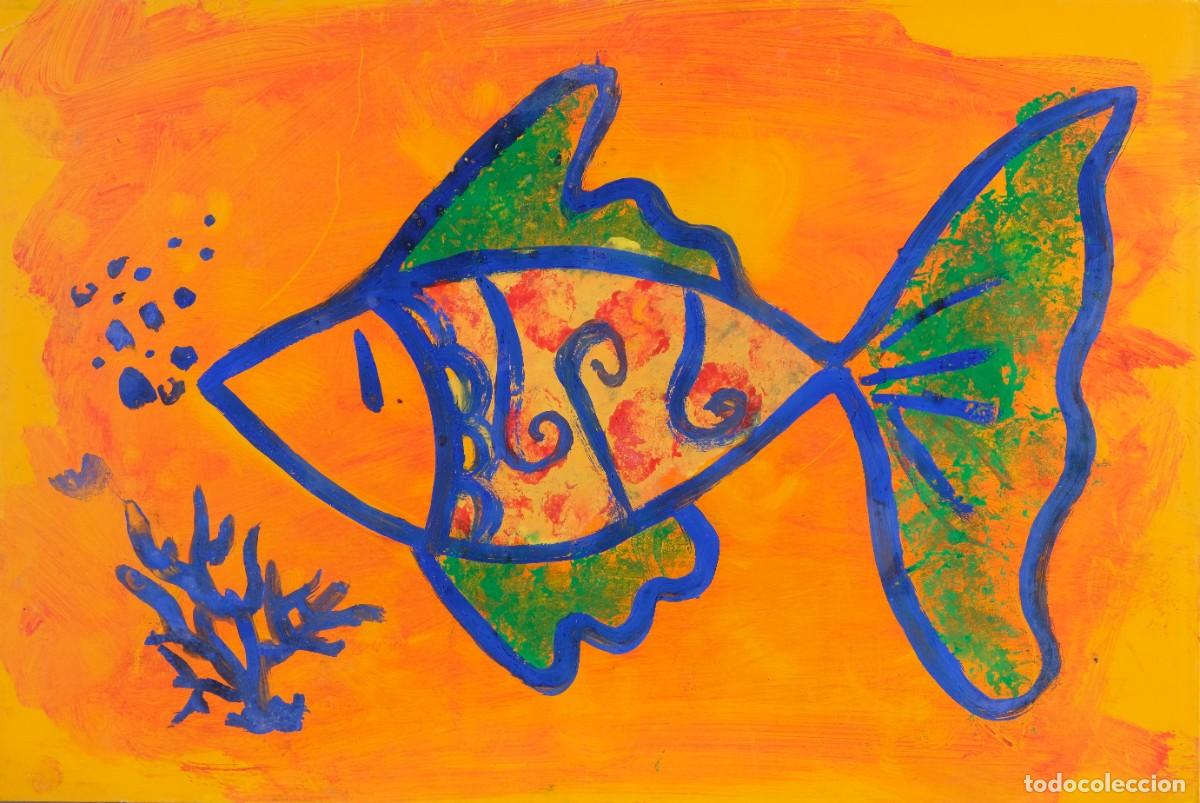 Arte: GOUACHE SOBRE PAPEL PEZ