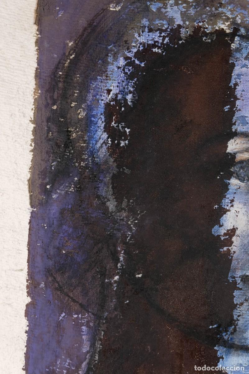 Arte: &Oacute;LEO SOBRE PAPEL ROSTRO MASCULINO - Foto 4