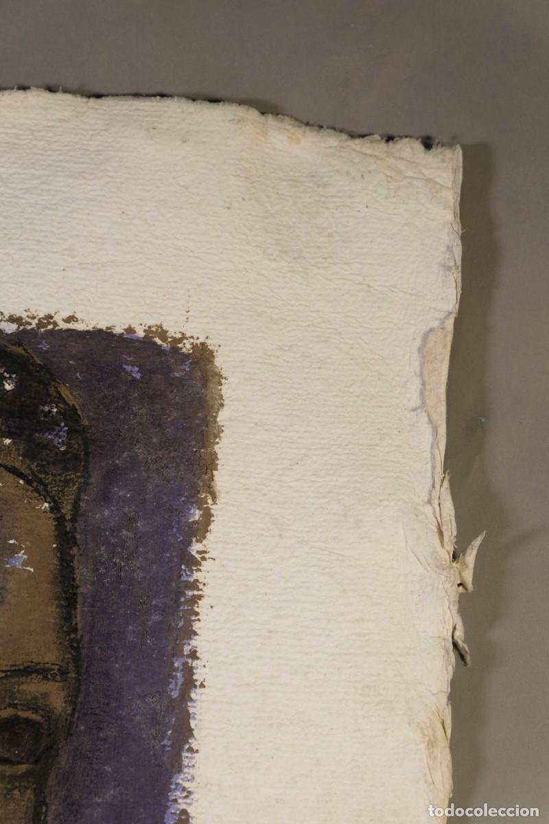 Arte: &Oacute;LEO SOBRE PAPEL ROSTRO MASCULINO - Foto 7