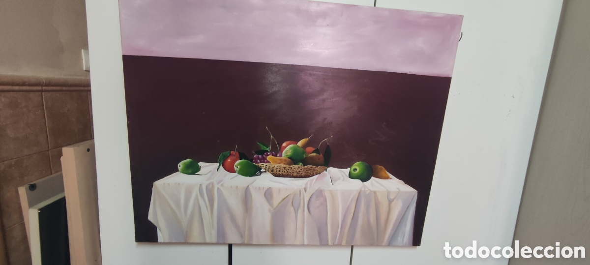 Arte: Pintura oleo bodeg&oacute;n anonimo - Foto 2