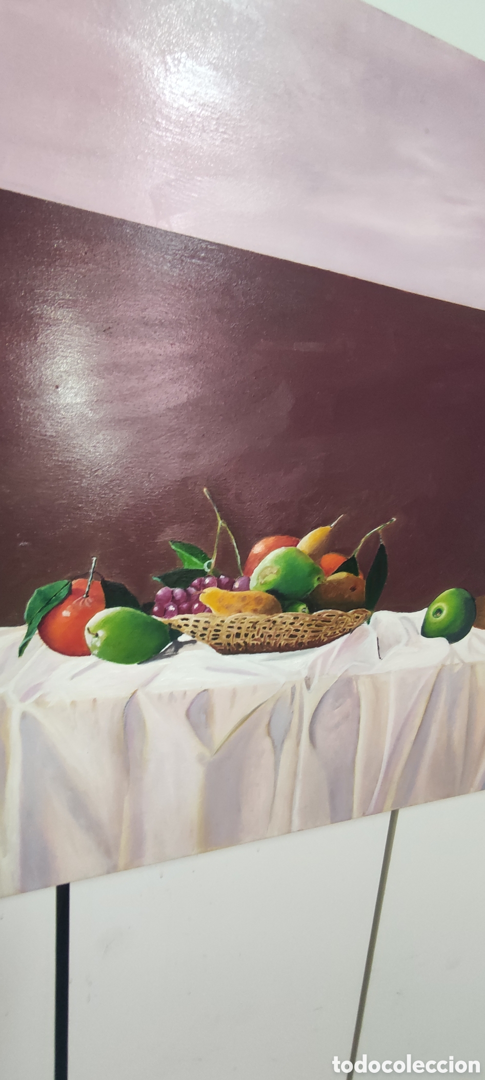 Arte: Pintura oleo bodeg&oacute;n anonimo - Foto 3