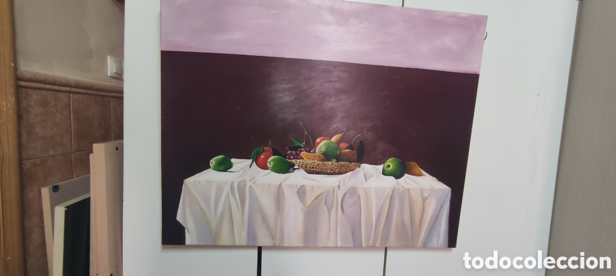Arte: Pintura oleo bodeg&oacute;n anonimo - Foto 7