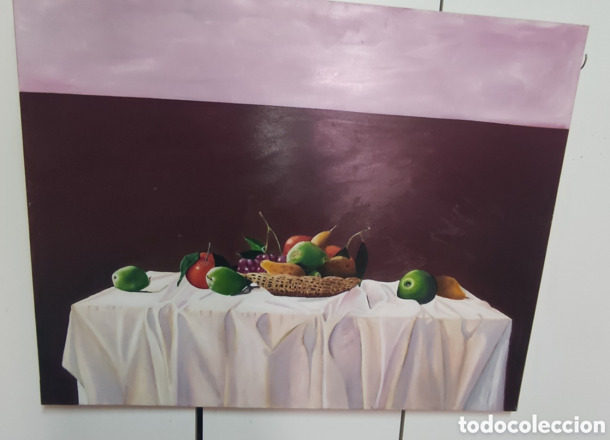 Arte: Pintura oleo bodeg&oacute;n anonimo - Foto 1