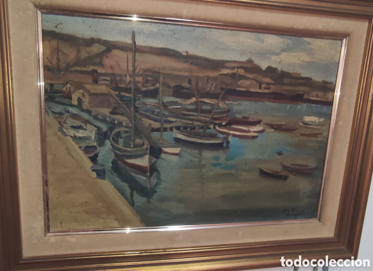 Arte: Ojeo Marina firma M.Puig ?