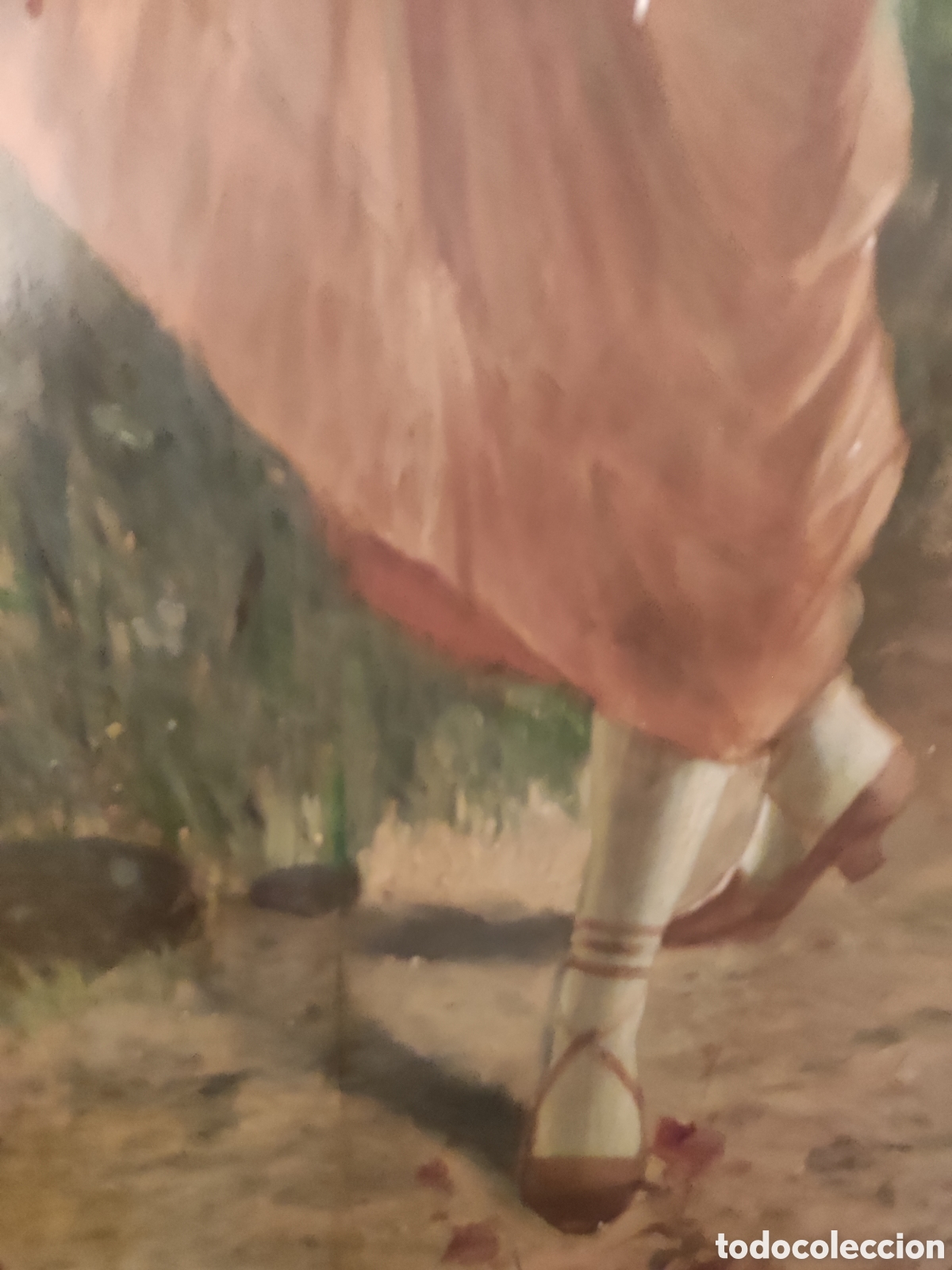 Arte: Mujer recogiendo flores - Foto 4