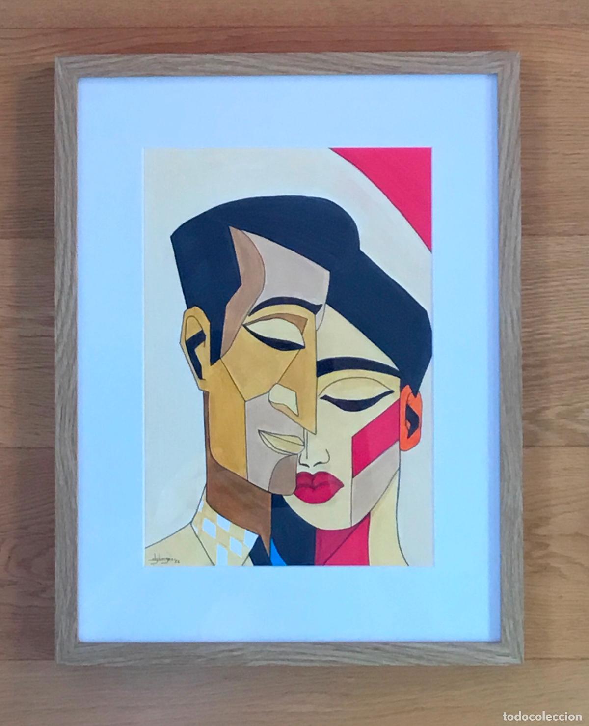 Arte: True love. Acr&iacute;lico y plumilla sobre papel.