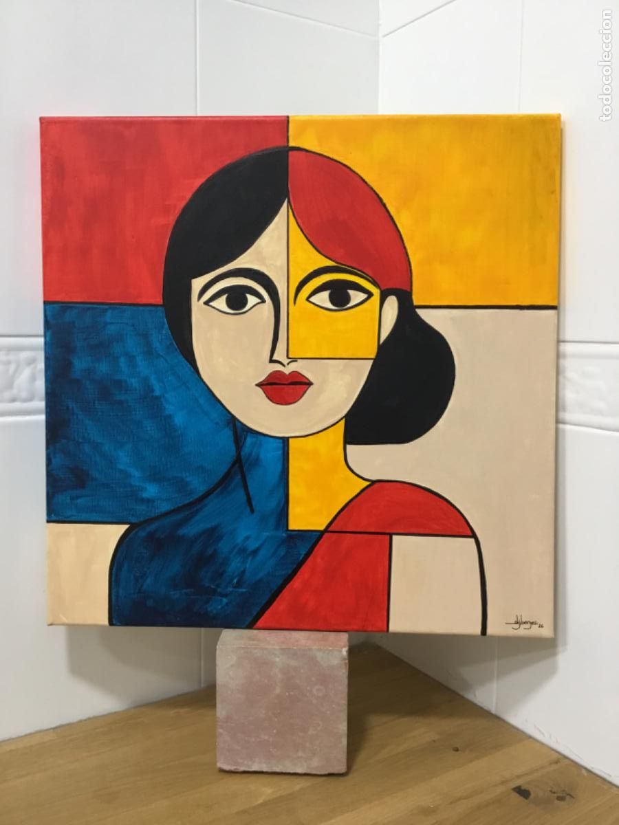 Arte: Cordobesa. Acr&iacute;lico sobre lienzo.