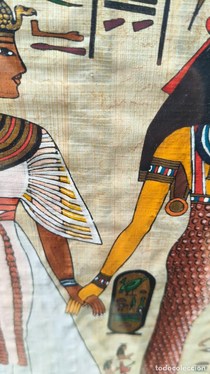 Arte: Papyrus moderne peint &agrave; la main original - Foto 5