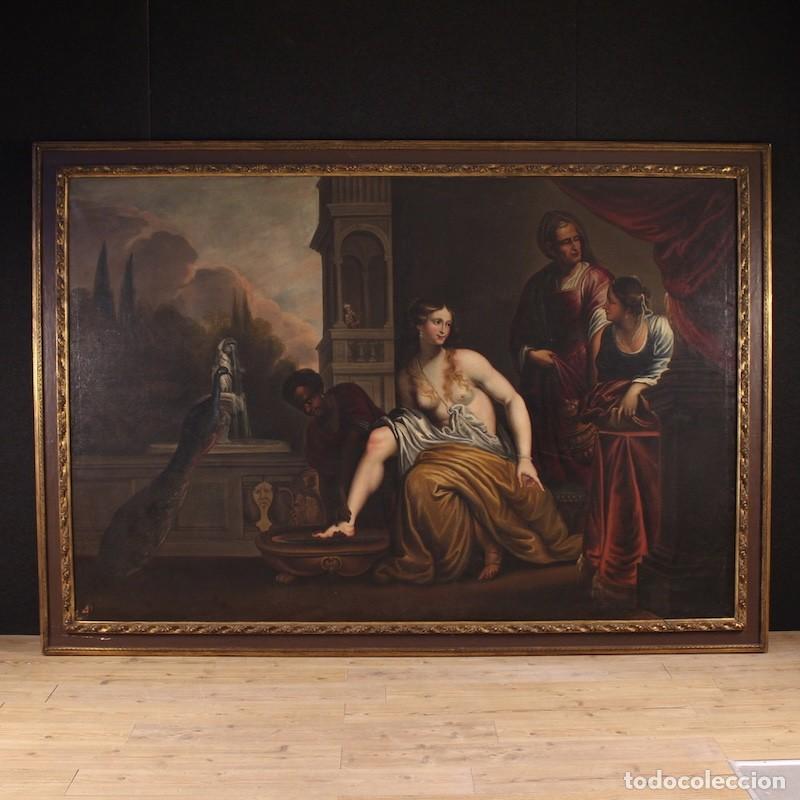 Arte: Pintura italiana monumental del siglo XVIII, Betsab&eacute; en su ba&ntilde;o.
