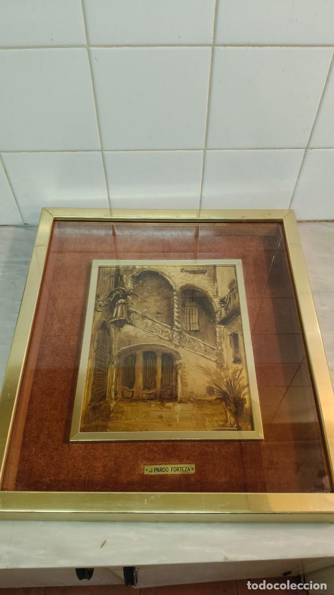 Arte: Peinture sur toile maroufl&eacute; sign&eacute;e J.Pardo .Forteza original