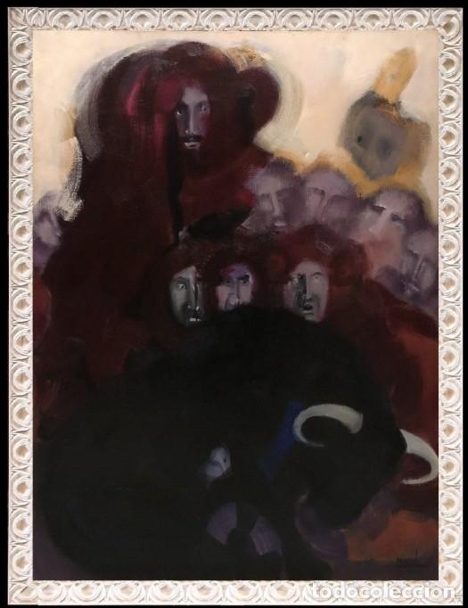 Arte: VICTOR PUYUELO (1940-2006) - &rdquo;EL TORO ES UNA MUJER CON ABANICO&rdquo;