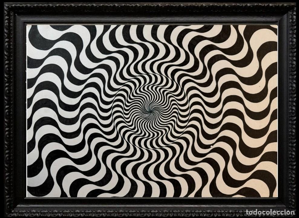 Arte: ESCUELA DE OP-ART (C.1980) - &rdquo;SECUENCIA DE ONDAS 8&rdquo;