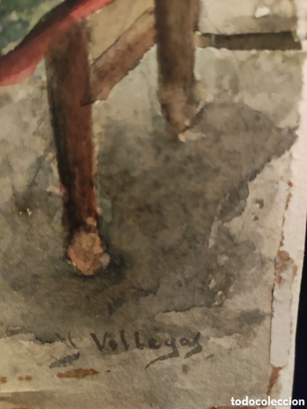 Arte: Mujer cosiendo Villegas - Foto 4