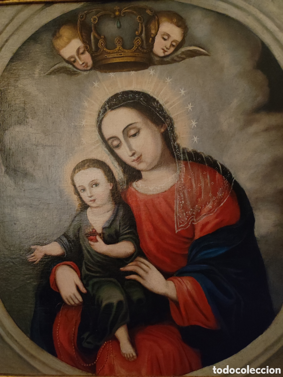 Arte: Virgen de Cuenca siglo XVIII - Foto 2