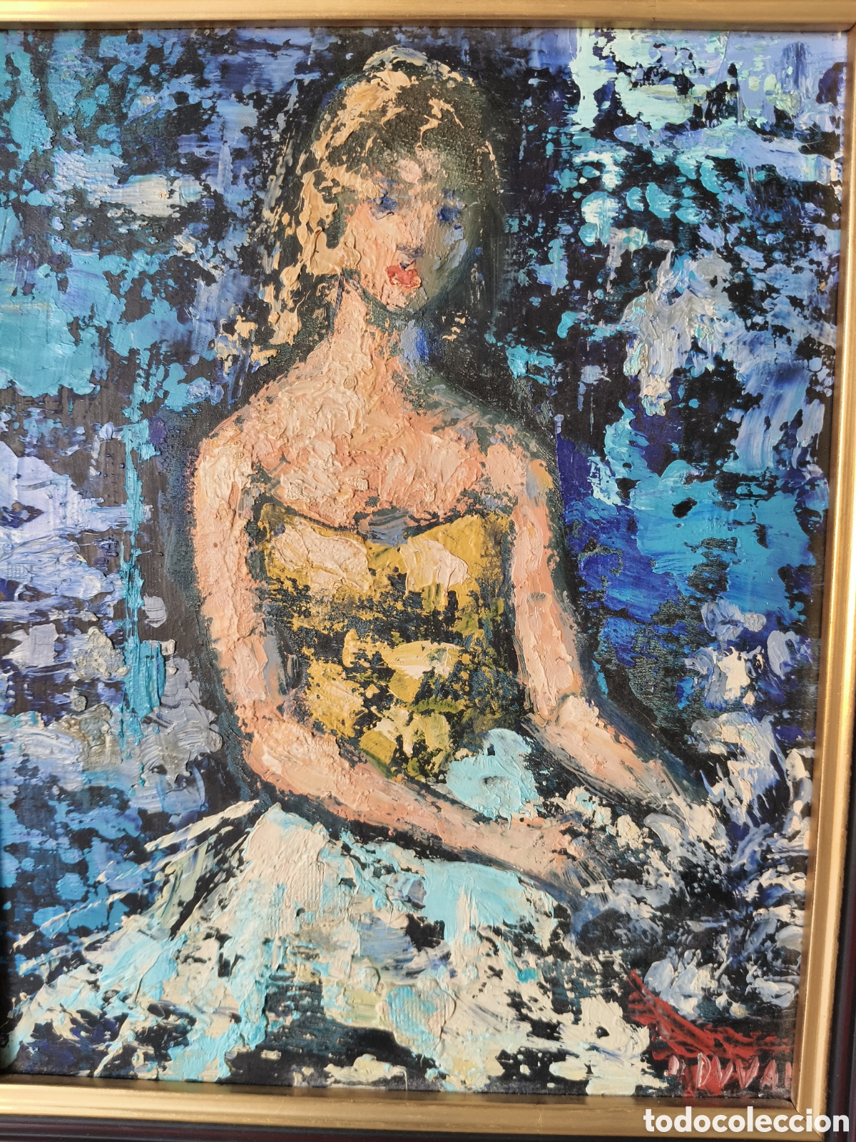 Arte: CUADRO OLEO SOBRE TABLEX MARCEL DUVAL IMPRESIONISMO ESCUELA FRANCESA