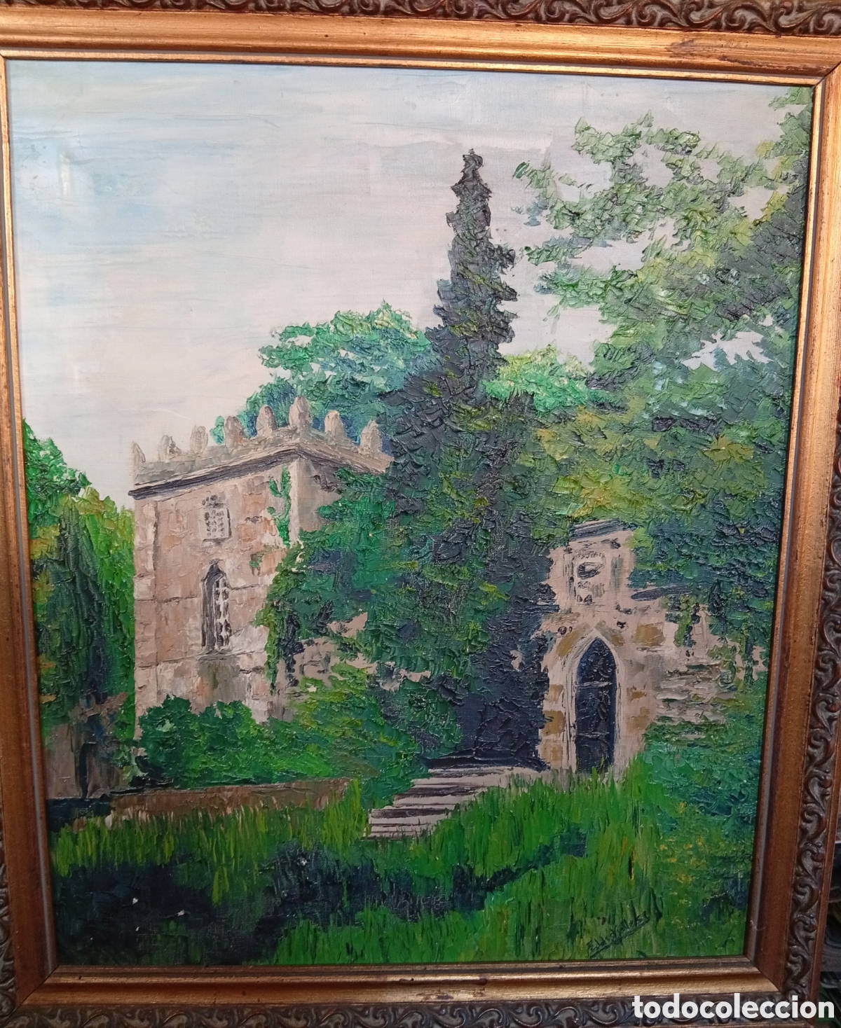 Arte: Preciosa pintura oleo firmado E. Viales