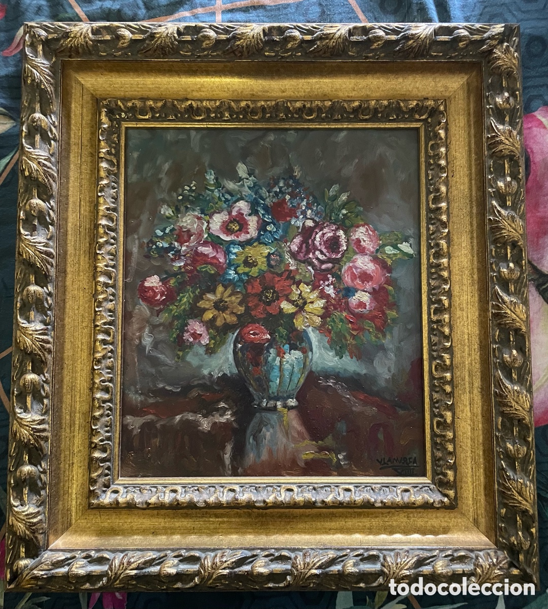 Arte: &Oacute;leo original firmado por Vicente Lamarca