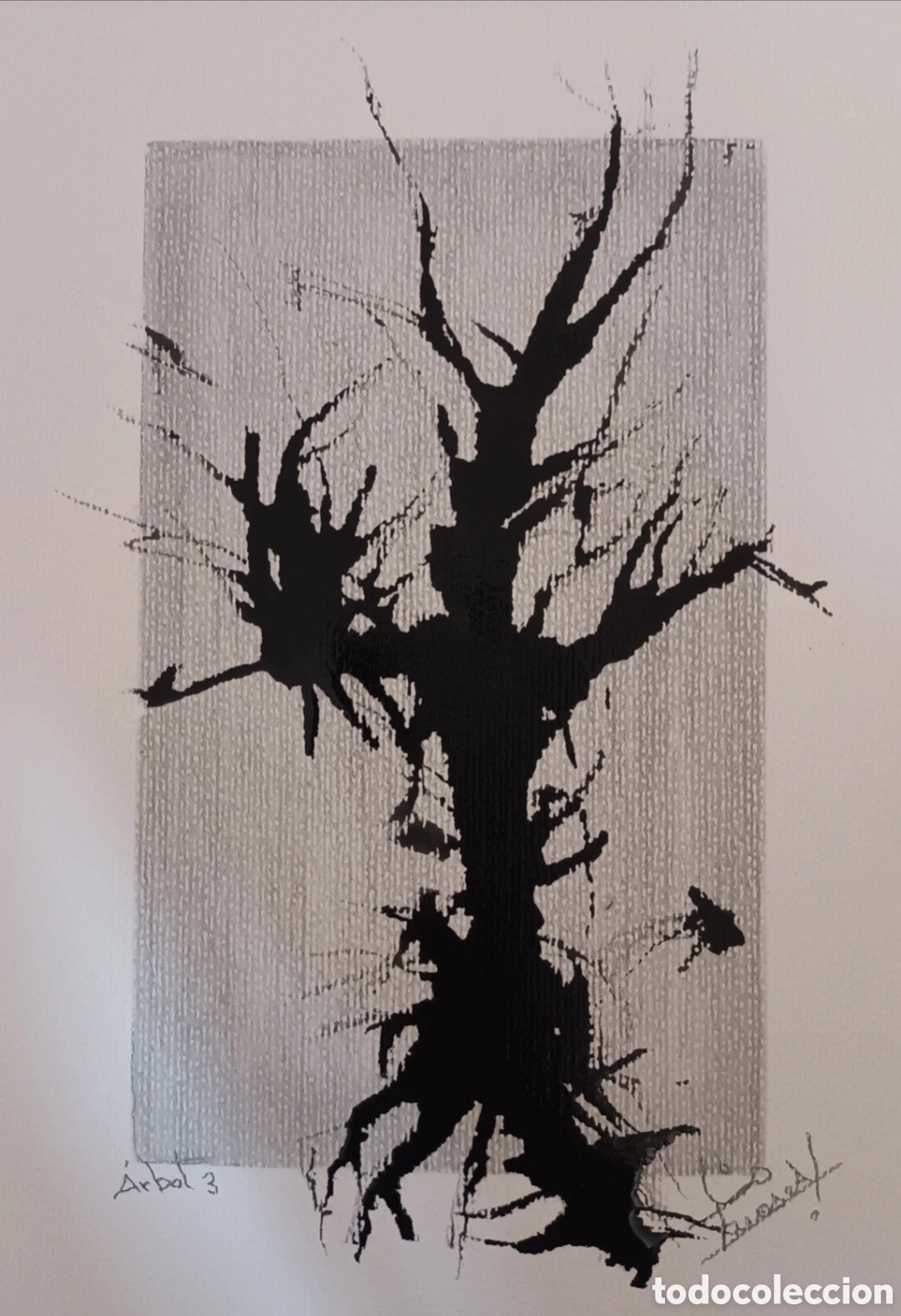 Kunst: Lamina abstracto original de mi colecci&oacute;n (hecho a mano) 21x29 cm