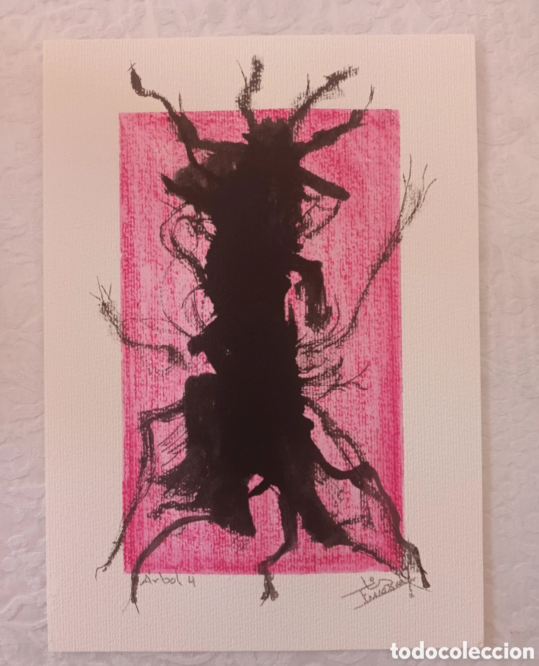 Arte: Lamina abstracto original de mi colecci&oacute;n (hecho a mano) 21x29 cm