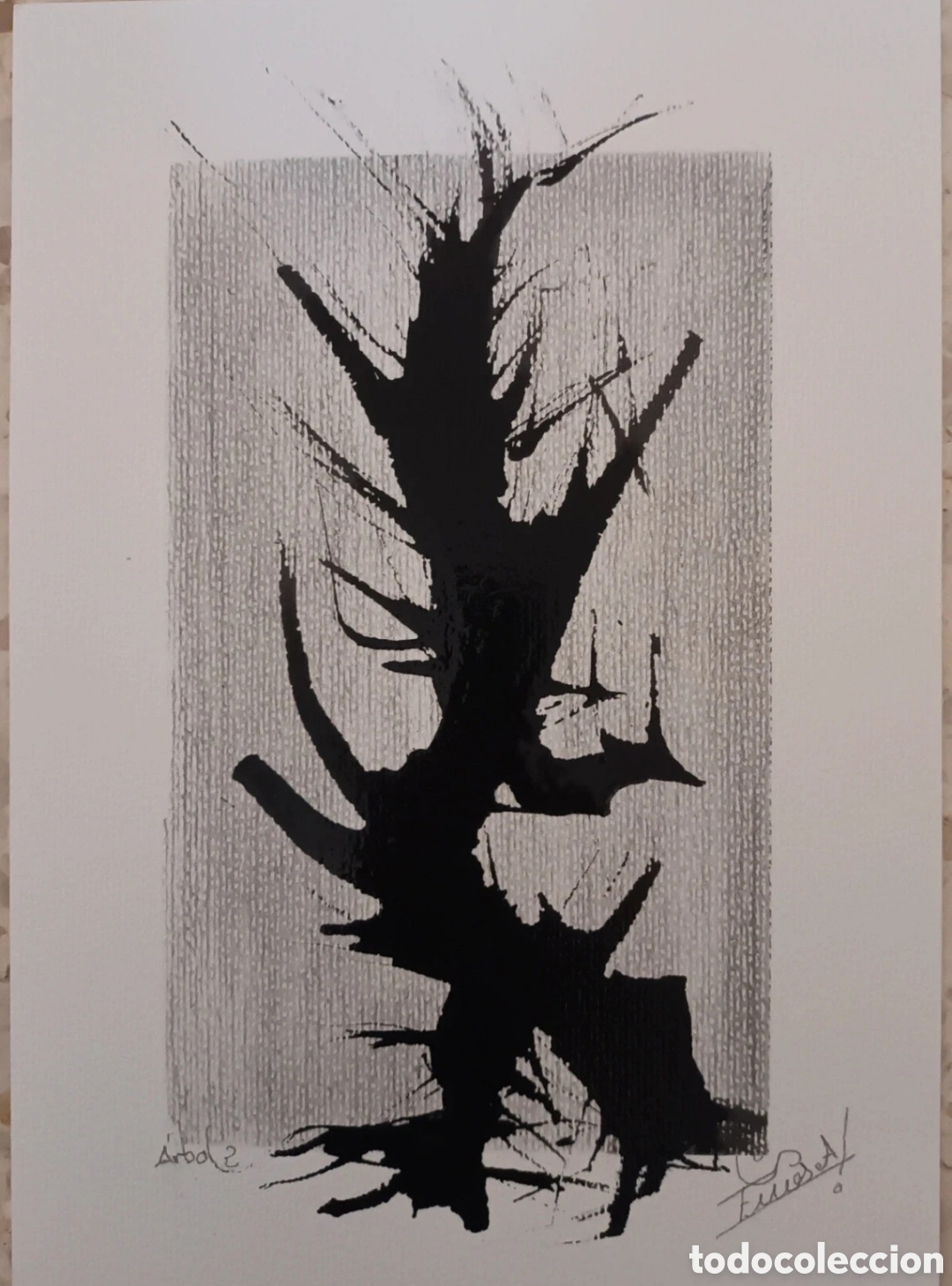 Arte: Lamina abstracto original de mi colecci&oacute;n (hecho a mano) 21x29 cm