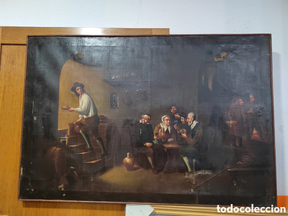 Arte: Antiguo Oleo sobre lienzo