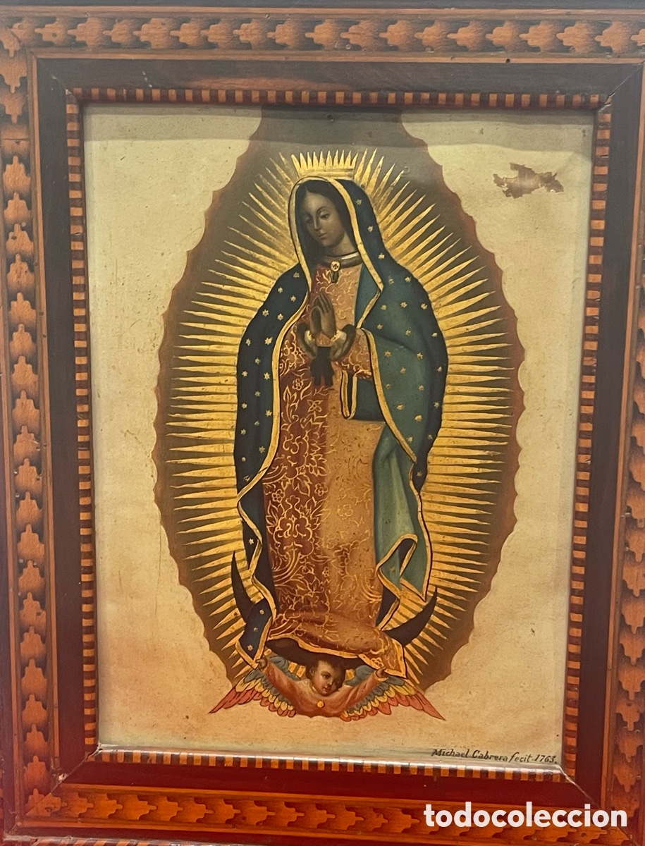 Arte: Extraordinario Cuadro, colonialista, pintado al &oacute;leo sobre cobre