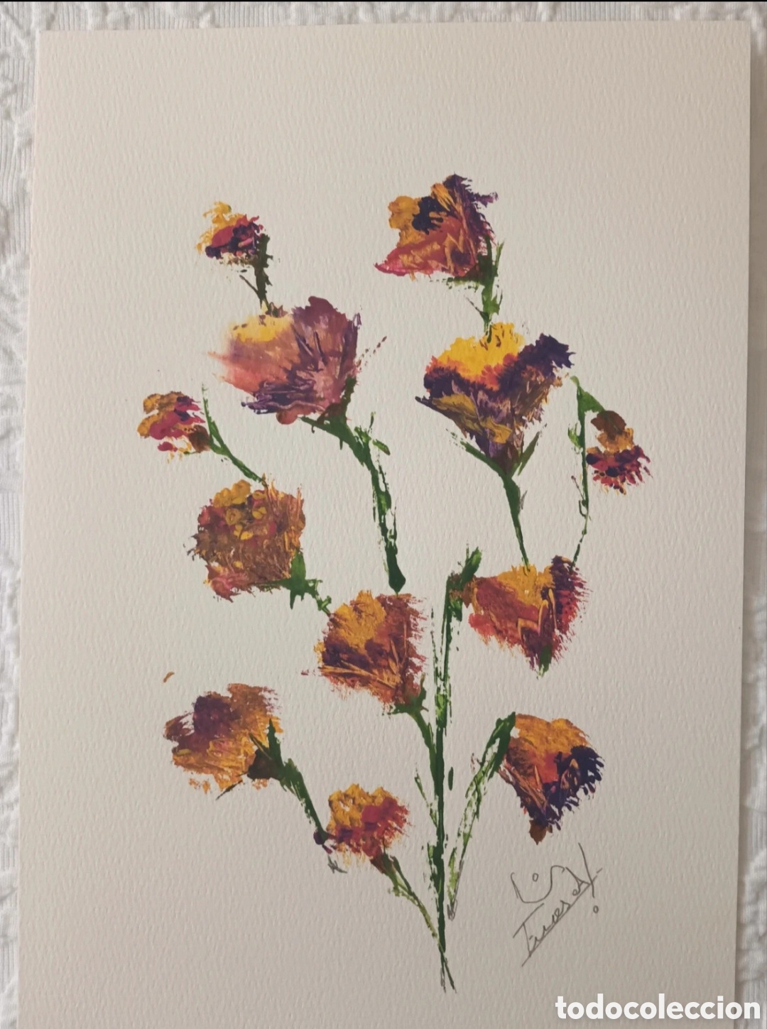 Arte: Lamina 21x29 cm original(pintada a mano)