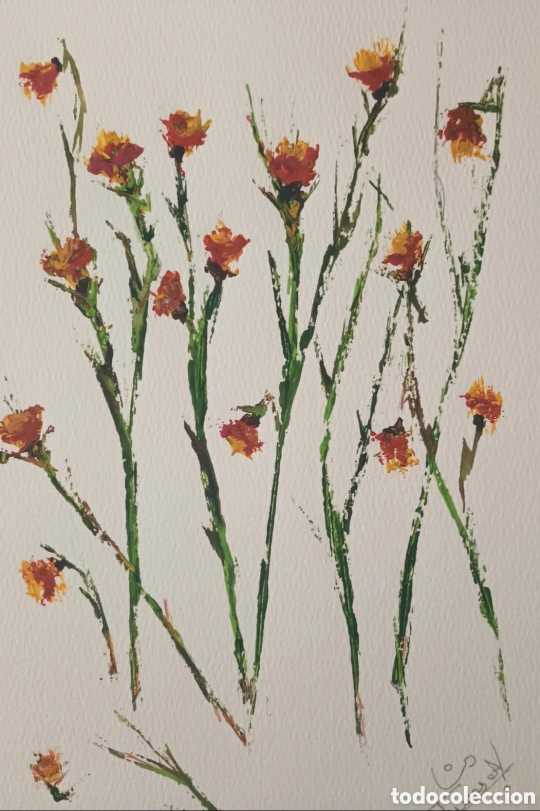 Arte: Lamina 21x29 cm original(pintada a mano)