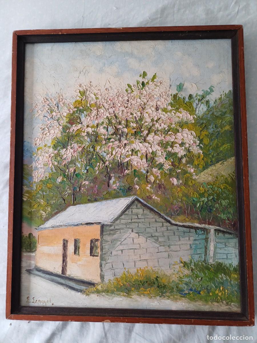 Arte: Ladislao Lengyel - Apamate en Flor en Villa Mercedes - &Oacute;leo Firmado y Dedicado