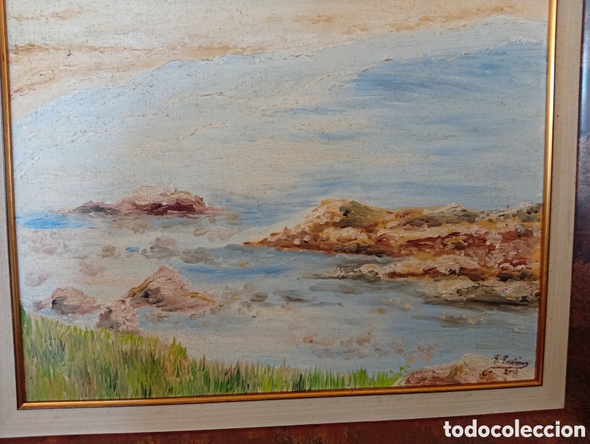 Arte: Preciosa pintura oleo decorativo firmado Padron