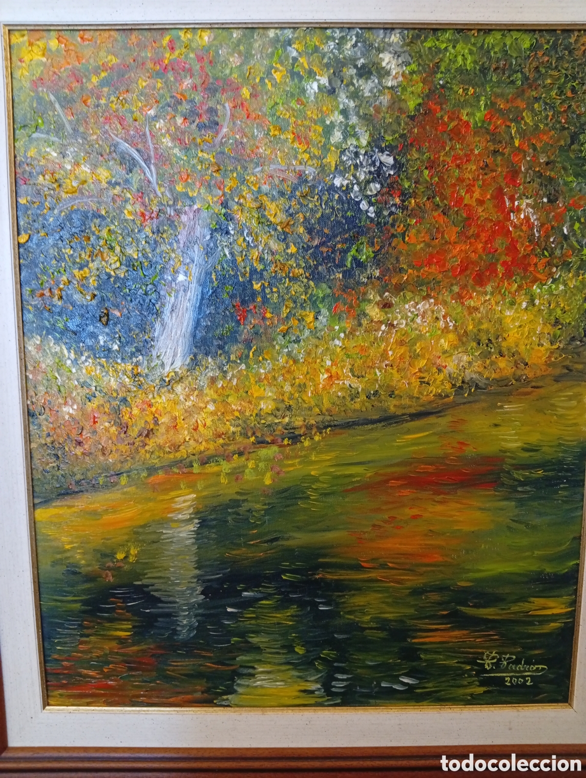 Arte: Preciosa pintura oleo decorativo firmado Padron