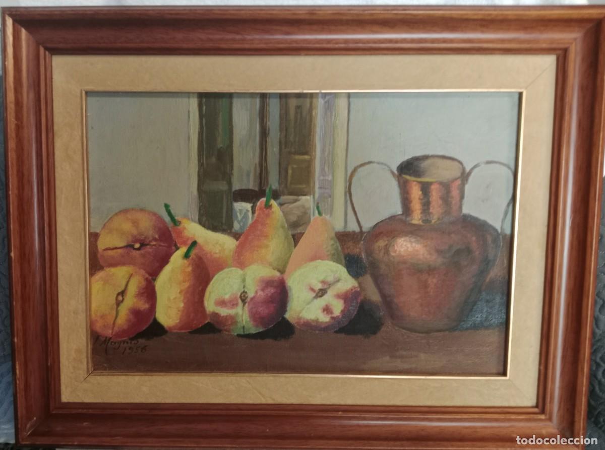 Arte: BODEG&Oacute;N , OLEO SOBRE TABLA, FIRMADO, CON MARCO 55x42 cm