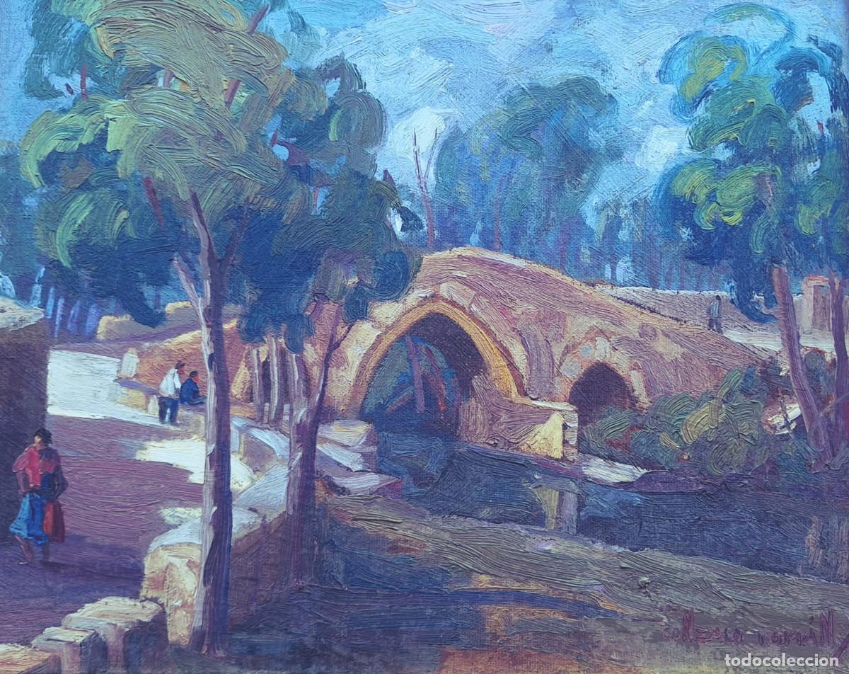 Art: GONZALO ROM&Aacute;N RODR&Iacute;GUEZ &rdquo;PUENTE ROMANO&rdquo; &Oacute;LEO/LIENZO