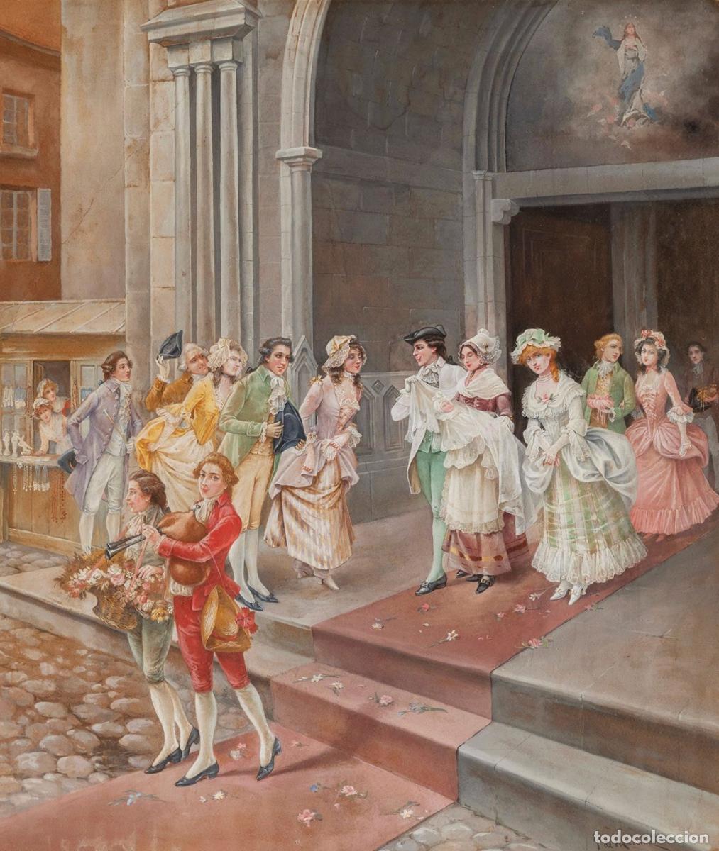 Arte: Marcillo de Torres - ca. 1860 - Salida de Bautizo