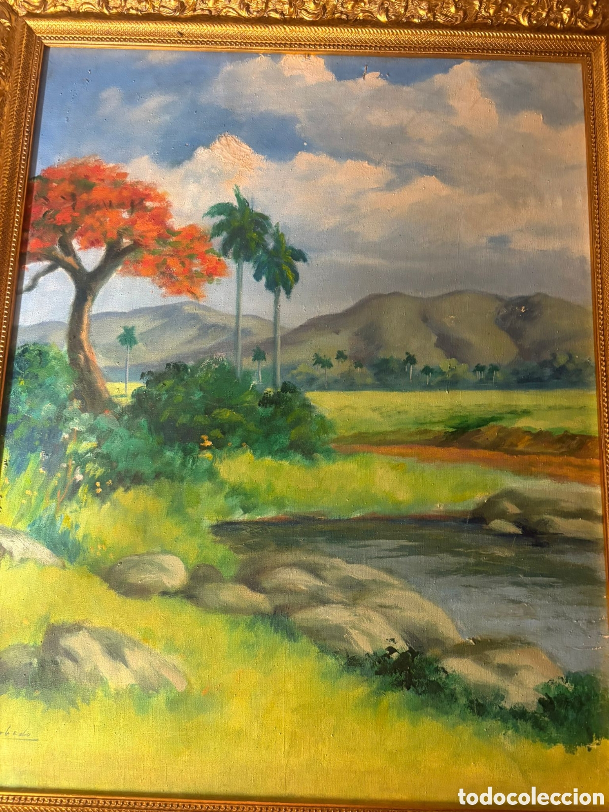 Arte: PAISAJE CON RIO CUBANO