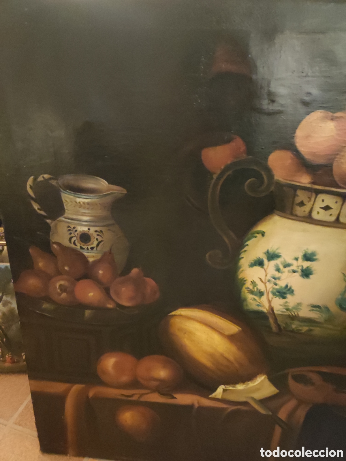 Arte: Bodeg&oacute;n de frutas siglo XIX - Foto 2