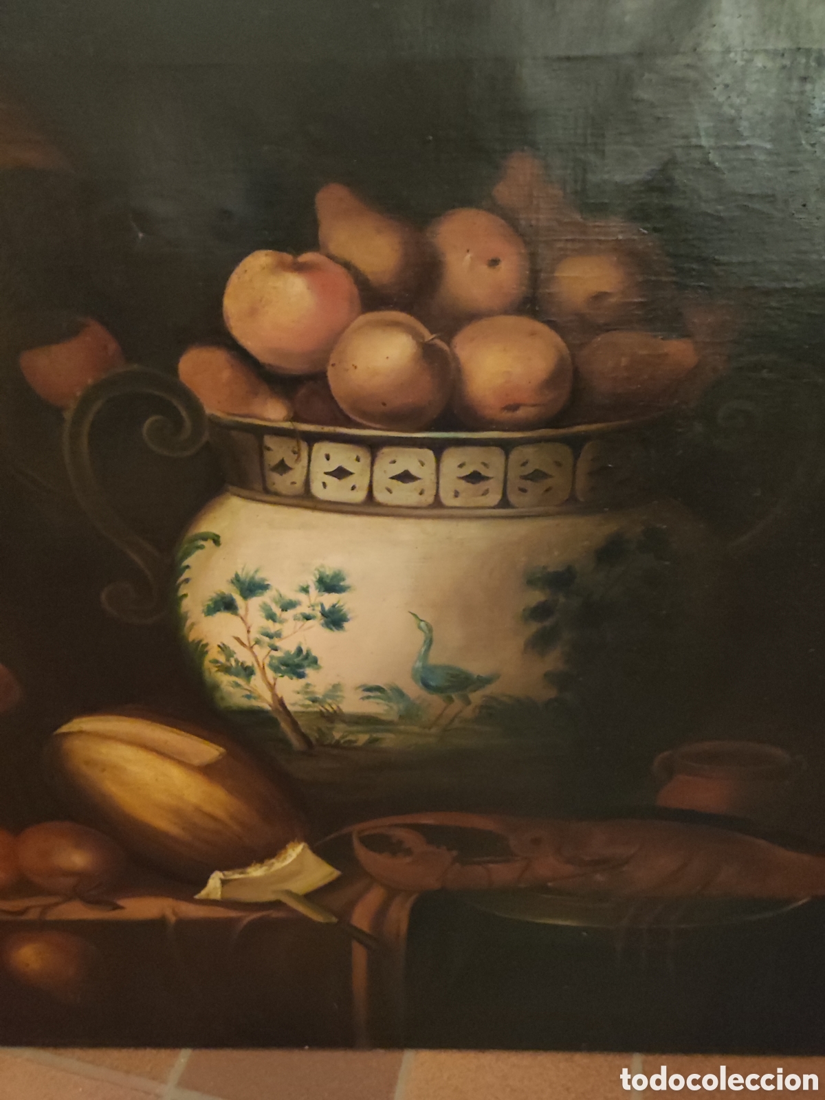 Arte: Bodeg&oacute;n de frutas siglo XIX - Foto 3