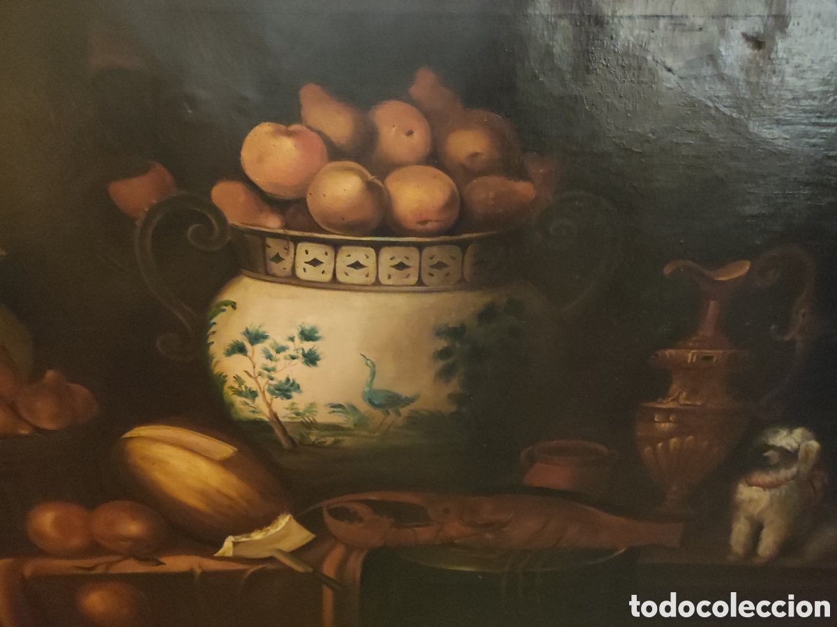 Arte: Bodeg&oacute;n de frutas siglo XIX - Foto 5
