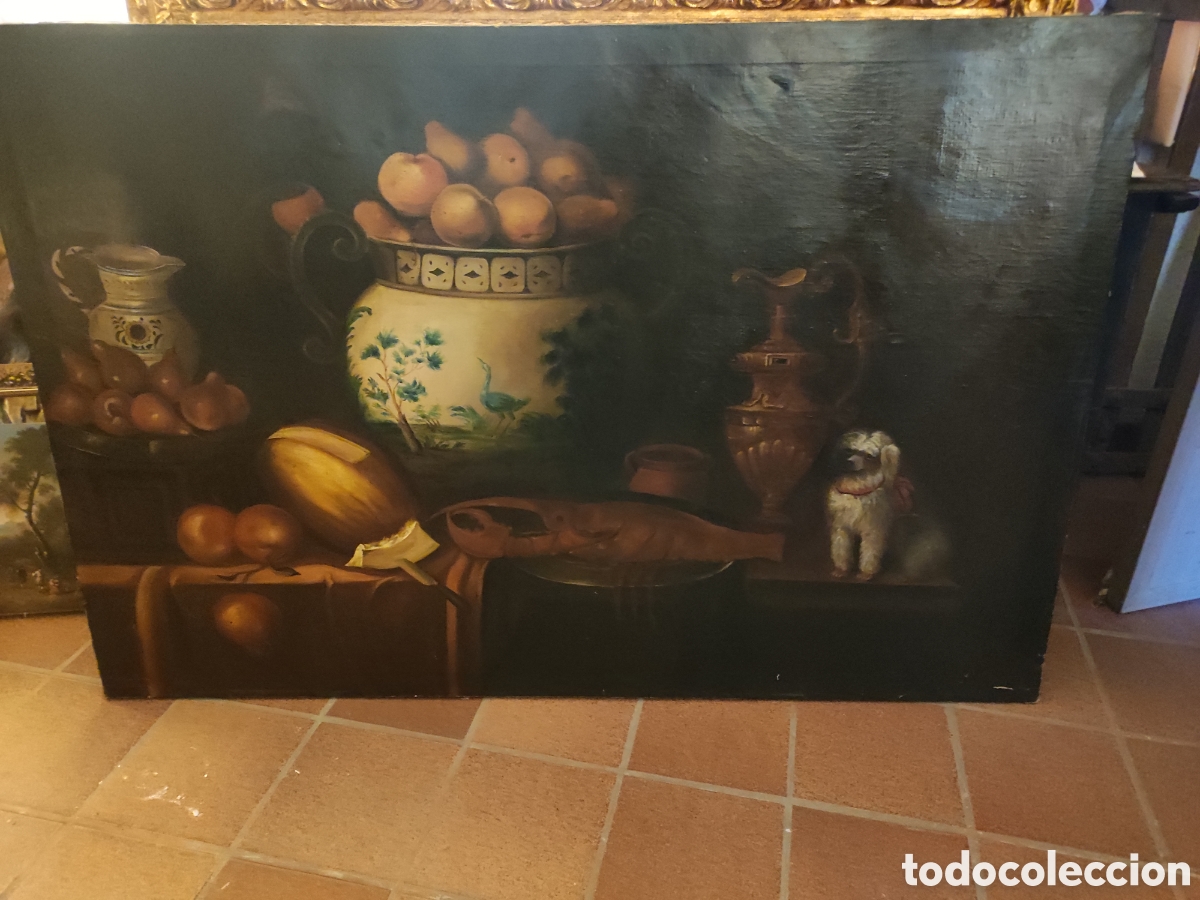 Arte: Bodeg&oacute;n de frutas siglo XIX - Foto 1
