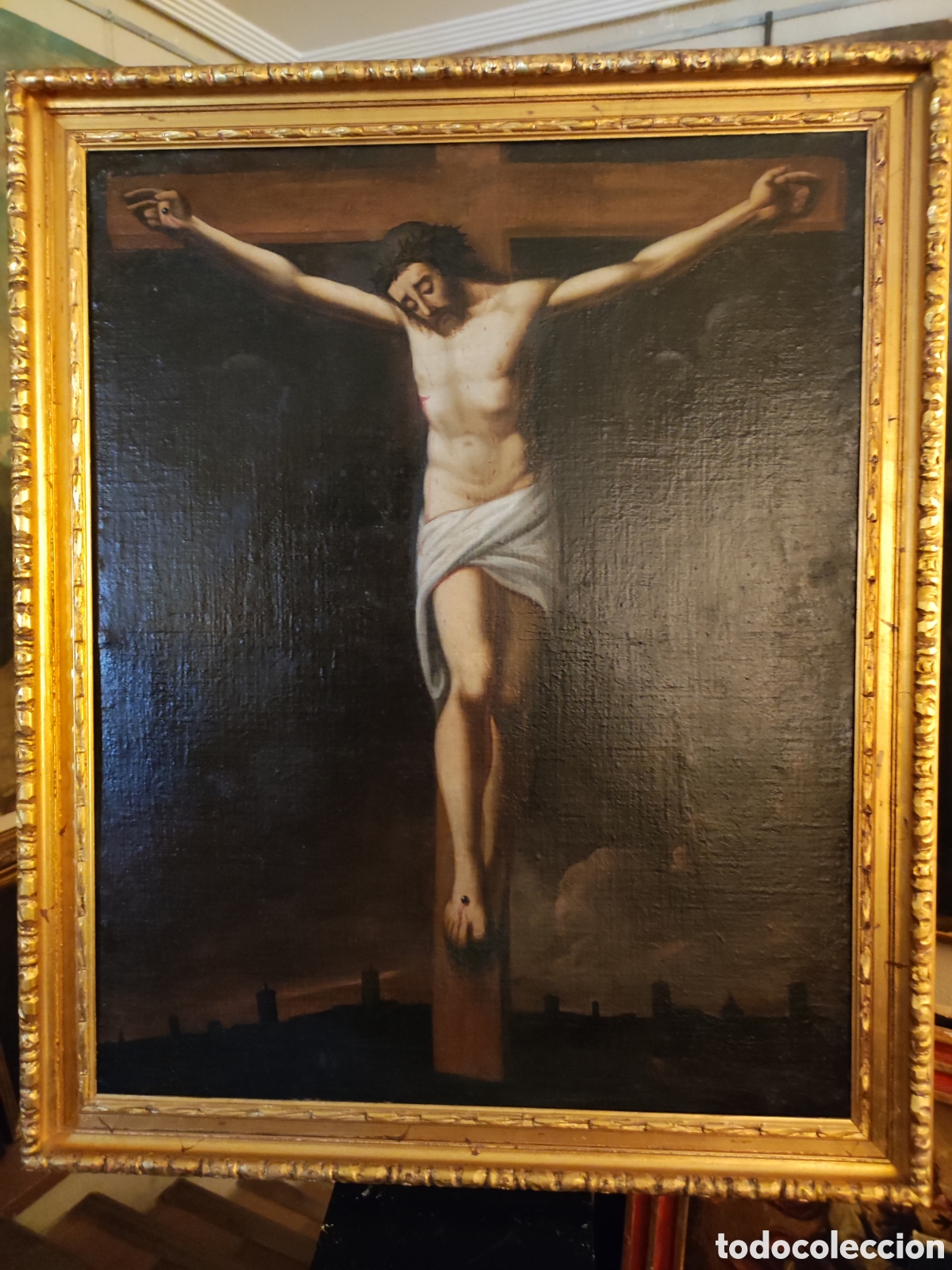 Arte: Cristo con fondo de paisaje