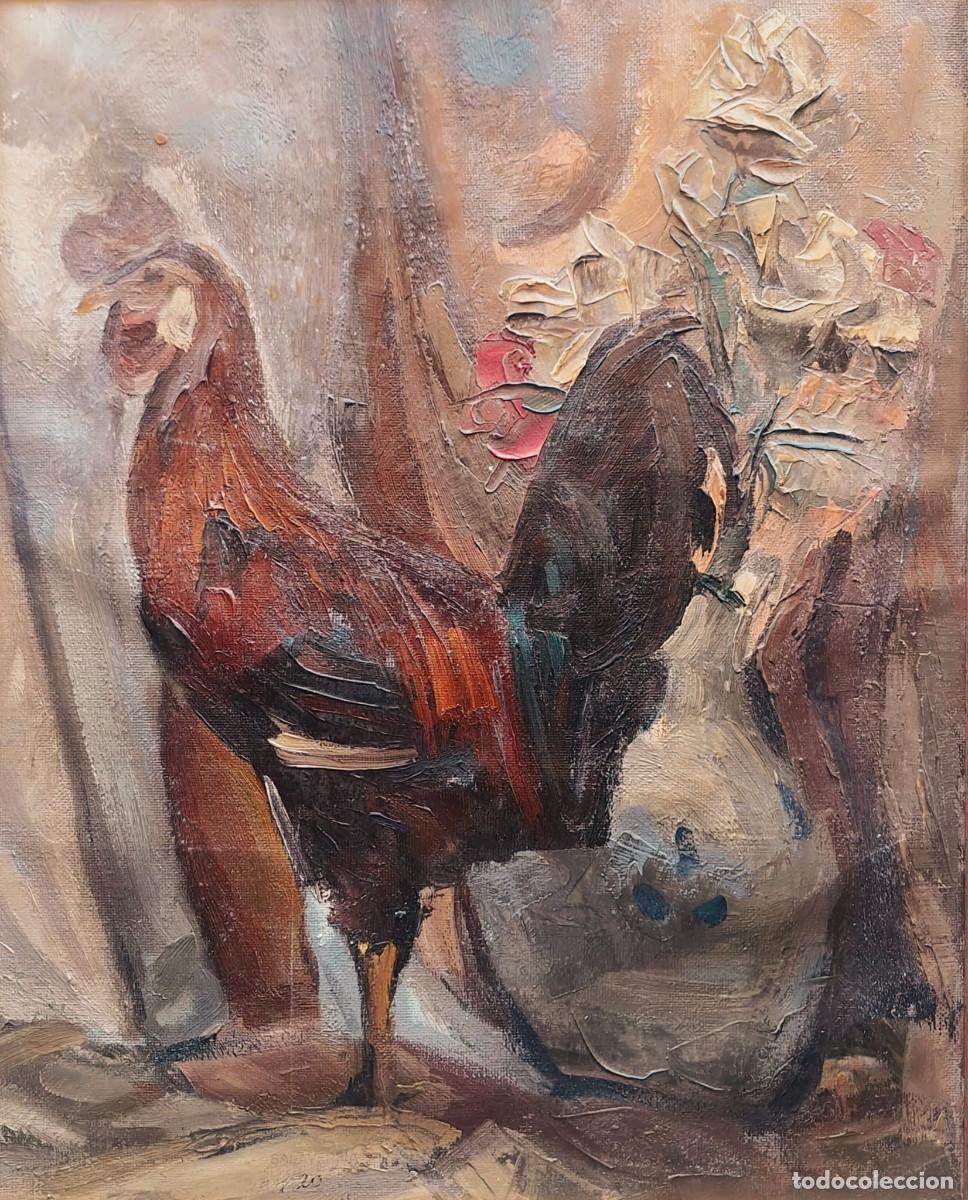 Arte: ELIAS SALAVERR&Iacute;A SIGLO XX &rdquo;GALLO Y JARR&Oacute;N&rdquo;
