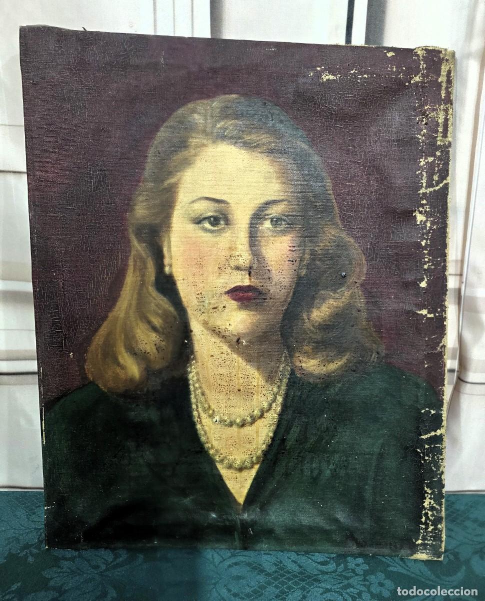 Arte: Pintura al &oacute;leo sobre lienzo F.S XIX P.S XX