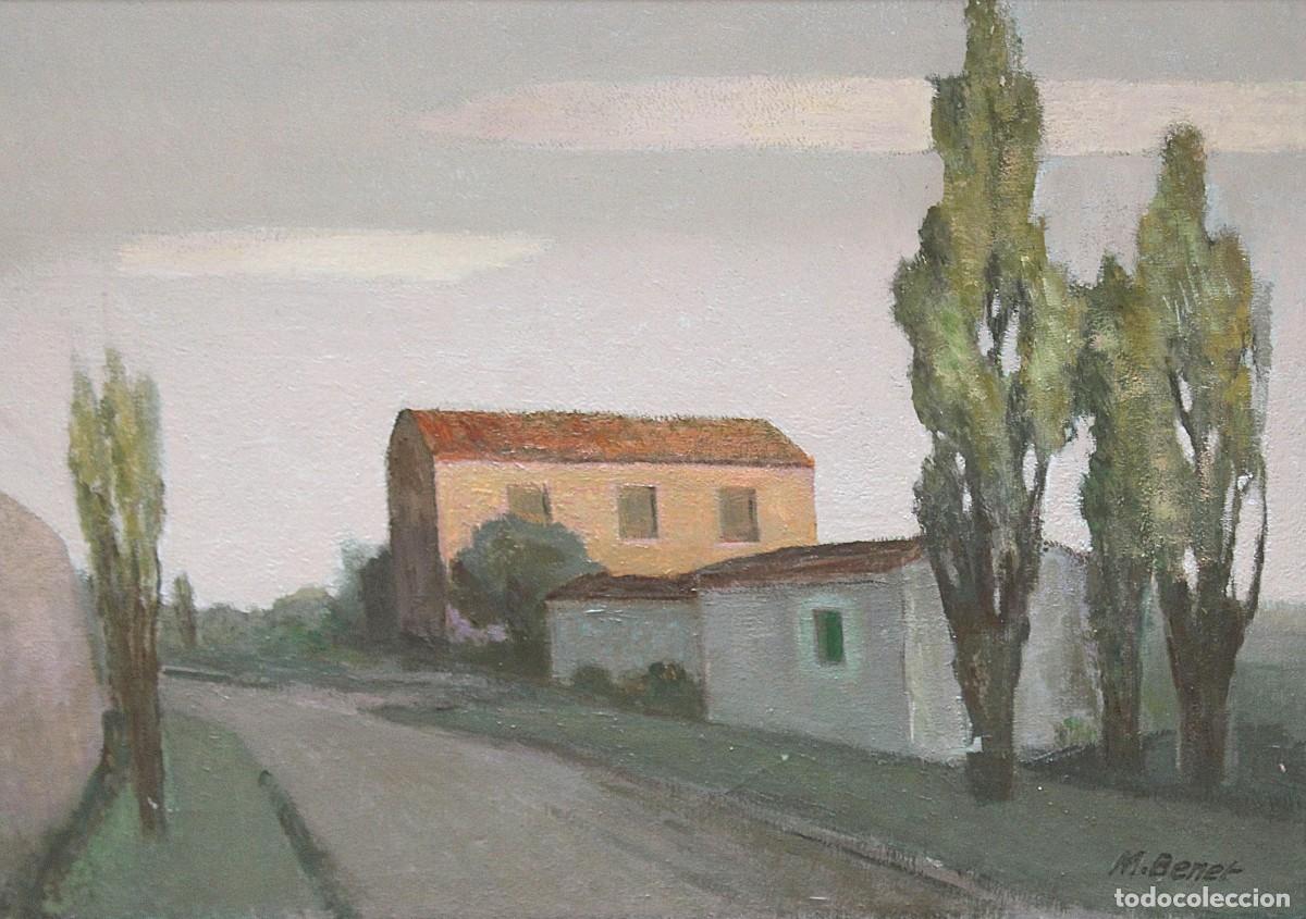 Arte: MANUEL BENET NOVELLA (Valencia, 1897- ?) OLEO SOBRE TELA. PAISAJE