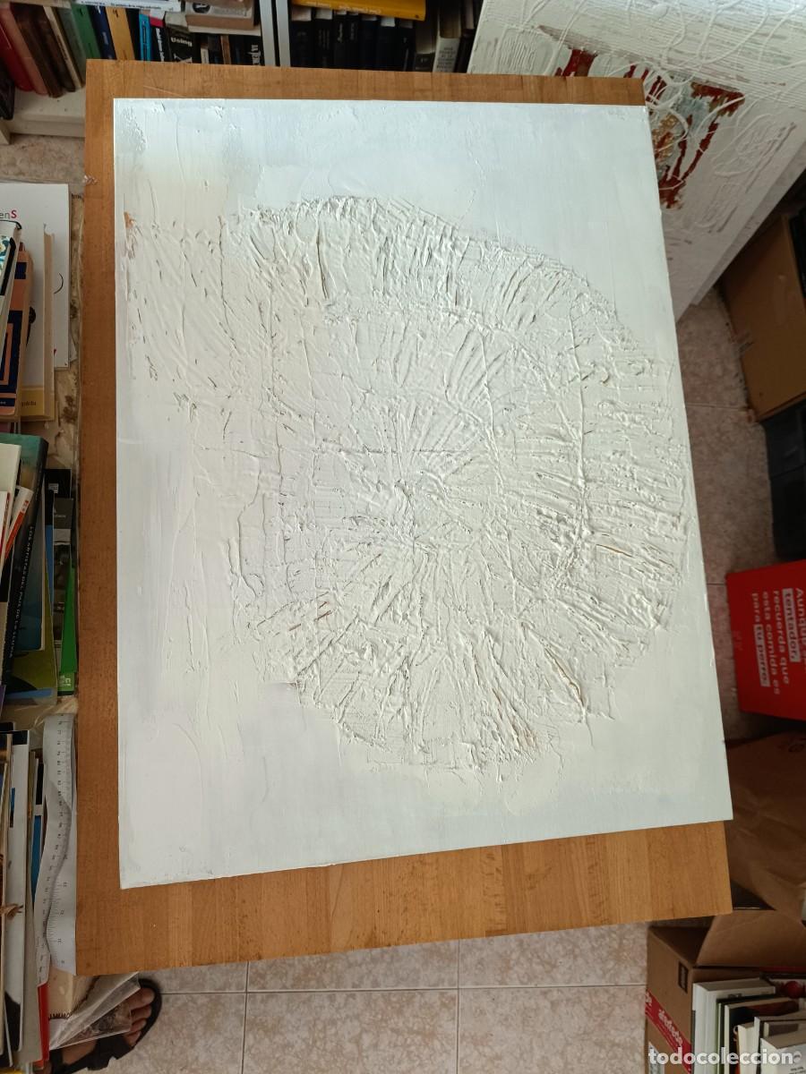 Arte: ANTIGUO CUADRO, OLEO SOBRE TELA, ABSTRACTO , FIRMADO