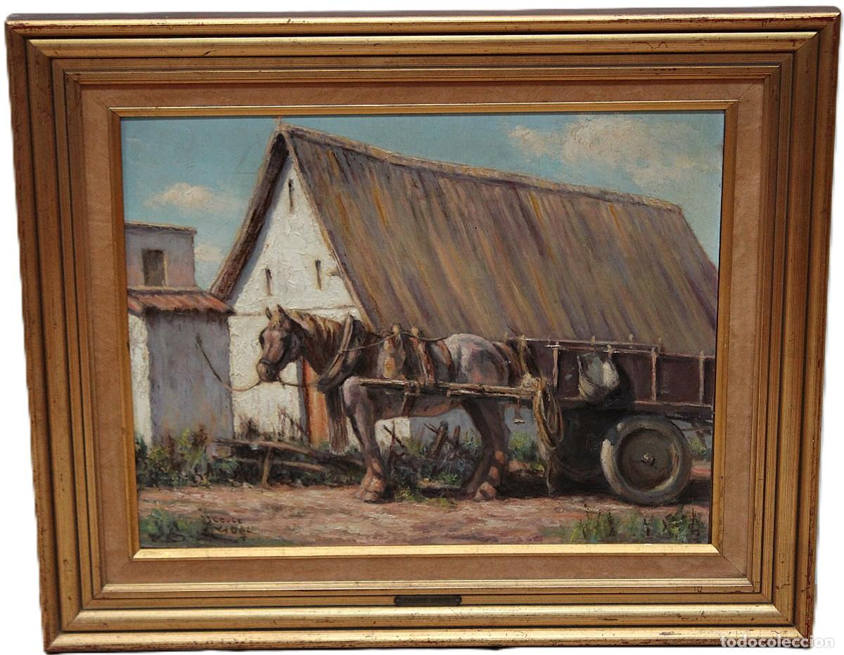 Arte: MIGUEL VIDAL COUCE (Bilbao, 1904 - Nueva York, 1995) OLEO SOBRE TABLEX DEL A&Ntilde;O 1978